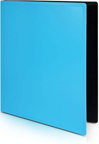 CRANBURY Punchless Clamp Binder Folder (Sky Blue) - 8.5x11 Ringless Binder with Metal Clip and Poly Covers, Holds 100 Letter Size Pages, Documents, Colored Swing Clamp Binder for Work or Home in Kuwait