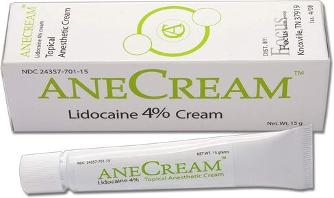 AneCream5 - كريم مخدر ليدوكائين 5% أقصى قوة بدون وصفة طبية، درجة طبية، كريم مخدر موضعي لتخدير الألم أنبوب 30 جرام، استخدامات موضعية وشرجية، علاج البواسير in Saudi Arabia