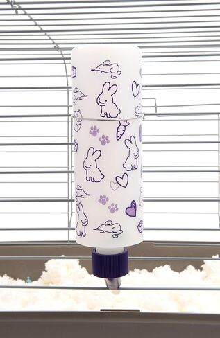 Lixit Corporation SLX0535 12-Pack Critter Brites Small Animal Water Bottles, 8-Ounce, Day Glow in Saudi Arabia