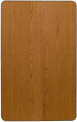 طاولة أنشطة Flash Furniture Wren مقاس 36 بوصة عرض × 72 بوصة طول مستطيلة باللون الرمادي - أرجل قابلة للتعديل بارتفاع قياسي in Saudi Arabia