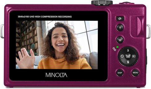 كاميرا Minolta MND25 48 ميجابكسل ذات التركيز التلقائي / 4K فائقة الدقة مع مرآة سيلفي in Saudi Arabia