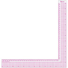 KEARING Sewing Ruler Set, 6 to 16 Inch Plastic Ruler Guide Measuring Tool for Clothes Fabric Design, 6 Pieces