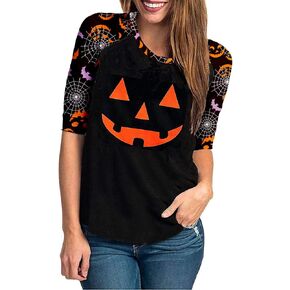 Valentine's Day Women's 3 4 Sleeve Loose Fit Graphic V Neck Raglan Heart Shirts in Kuwait