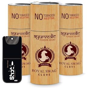 ROYAL SWAG Ayurvedic & Herbal Cigarette, Clove Smoke Nicotine Free & Tobacco Free Cigarettes Helps in Quit Smoking - (50 Sticks)