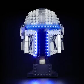 مجموعة إضاءة LED من VONADO لمجموعة خوذة Lego Captain Rex 75349، إضاءة DIY متوافقة مع خوذة Lego Star Wars 75349 (بدون نموذج Lego)، أضواء إبداعية لسلسلة Lego Helmet 2023