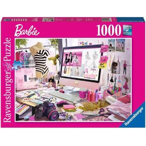 Ravensburger Barbie Jigsaw Puzzles for Kids and Adults Age 12 Years Up - 1000 Pieces - Fashion Icon