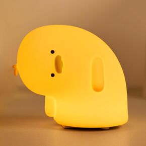 VTIGER LED Night Light Child Baby, 3 Brightness, Rechargeable, Timer Function, Cute Night Light Girls, Hippo Lamp in Silicone Touch, Lovely Decoration for Children's Room, Boy Girl Gift in Kuwait