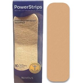 قام طبيب الأسنان Niveus PowerStrips بتطوير شريط علاجي مرن ذو قوة إضافية ومريح وقوي وموثوق وحزام ذقن لمستخدمي Cpap 60 شريطًا مسبقًا