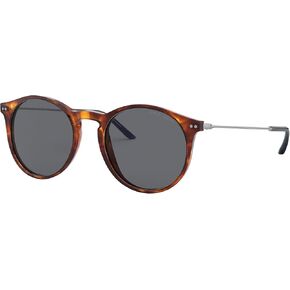 Giorgio Armani Man Sunglasses Black Frame, Grey Lenses, 51MM