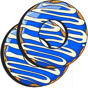 مجموعة دونات - Gripdonuts.com Premium MX BMX Dirt Bike Motorcycle Grip Donuts (12 نسخة مختلفة)