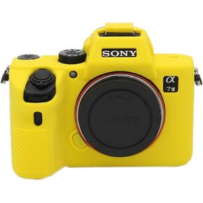 A7 III Silicone Case, TUYUNG Camera Housing Case Protective Cover, Compatible with Sony Alpha A7 III A7M3 Cameras, Red in Kuwait