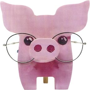 Cute Wooden Animal Glasses Holder Carving Sunglasses Eyeglass Display Stand Rack Home Office Decoration Gift for Kids in Kuwait