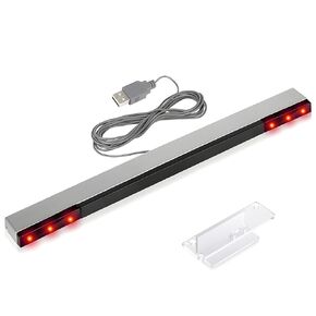 Dolphin Bar USB Wii Sensor Bar, Wii Infrared Ray Motion Sensor Bar for Nintendo Wii/Wii U Console