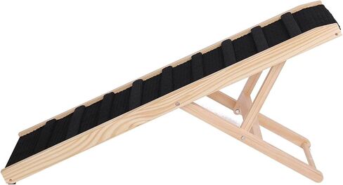 Large Dog Pet Stairs Steps Ramps for High Bed Couch, Dog Pet Steps Stairs for Large Small Dogs to Get on Bed,2-I Folding Large Dog Pet Ramp for Car Couch SUV Bed in Kuwait