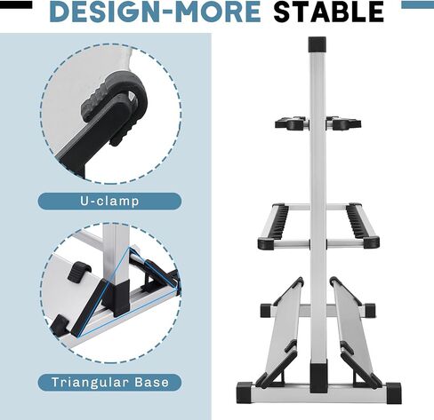 weyleity Fishing Rod Rack, Fishing Rod Organizer,Portable Fishing Rod Holder for All Poles, Hold 12 or 24 Rods,Aluminum Alloy Silver Black Rod Holder (24 Rods Rack) in Saudi Arabia