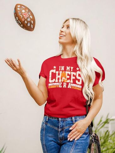 قميص نسائي من In My Gameday Era لموسم كرة القدم رقم 87 in Kuwait