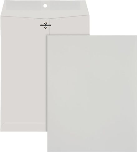 Quality Park Quality Park Executive Gray Gummed Clasp Envelopes (QUA38563), 6.5 x 9.5 Inches in Saudi Arabia