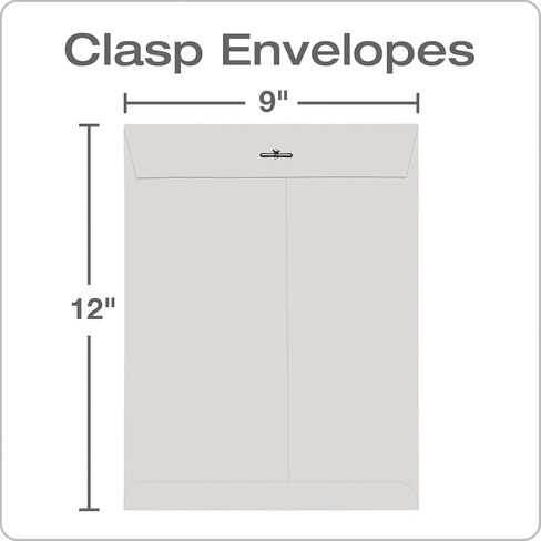 Quality Park Quality Park Executive Gray Gummed Clasp Envelopes (QUA38563), 6.5 x 9.5 Inches in Saudi Arabia
