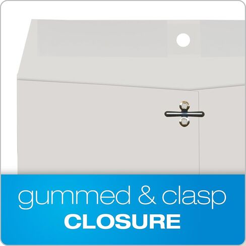 Quality Park Quality Park Executive Gray Gummed Clasp Envelopes (QUA38563), 6.5 x 9.5 Inches in Saudi Arabia