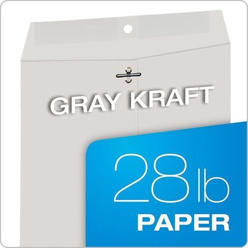 Quality Park Quality Park Executive Gray Gummed Clasp Envelopes (QUA38563), 6.5 x 9.5 Inches in Saudi Arabia