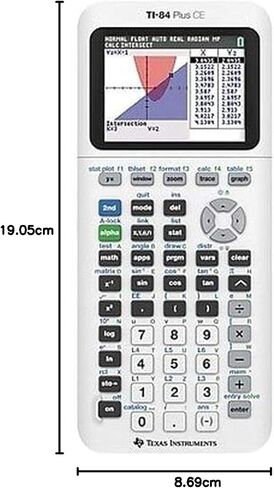 TI-84 Plus CE Color Graphing Calculator, White in Saudi Arabia