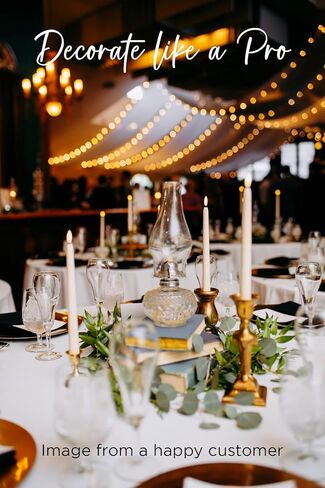 انشانتد سبيسز مجموعة من 10 شموع مدببة بدون لهب بمؤقت يومي مقاس 10 انش مع 20 بطارية ايه ايه وجهاز تحكم عن بعد بمؤقت يومي ووظائف تشغيل/ايقاف in Kuwait