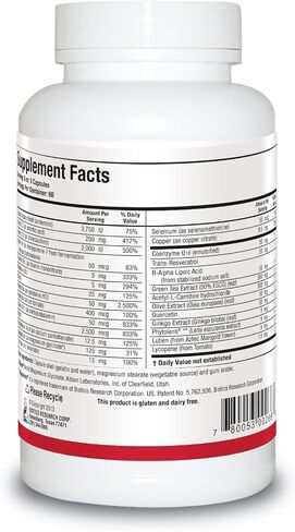 BIOTICS Research VasculoSirt® – تمت صياغته بمساعدة مارك هيوستن، دكتوراه في الطب، دعم القلب والأوعية الدموية والصحة لدعم تدفق الدم الصحي، مرافق الإنزيم Q10، ريسفيراترول، ALA، الجنكة (150 كبسولة) in Kuwait