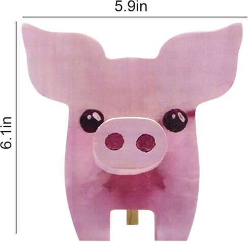 Cute Wooden Animal Glasses Holder Carving Sunglasses Eyeglass Display Stand Rack Home Office Decoration Gift for Kids in Kuwait