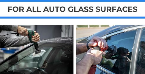Glass Polish 21005 DIY Windscreen Polishing Kit for Automotive Glass Polishing - Ø 3 inch with Drill Attachment in Kuwait