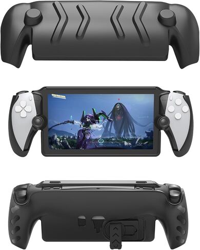 JOYTORN Full Protective Case Cover Compatible with Playstation Portal Remote Player,PS5 Portal Case with Detachable Front Shell,Back Case-Frosted Handheld Design(White) in Saudi Arabia