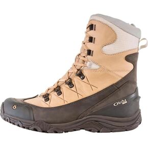 Oboz Women's Ousel Mid Insulated B-Dry Waterproof Hiking Boot, Black Sea, 9, Wide