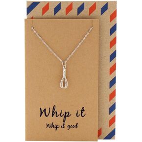 Quan Jewelry Rolling Pin and Whisk Stud Earrings, Gifts for Bakers, Chefs and Cooks, Unique Present for Women