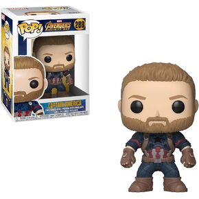 Funko Marvel: Marvel Avengers Infinity War - Captain America - Collectible Vinyl Figure - Gift Idea - Official Merchandise - for Kids & Adults - Movies Fans - Model Figure for Collectors and Display