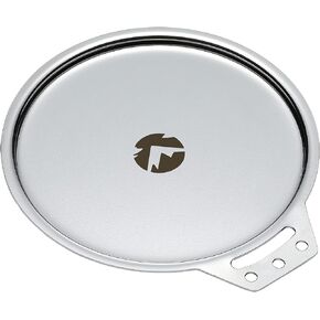 camping moon CAMPINGMOON 304 Stainless Steel Plate Lid for Sierra Cup φ12cm S-SG (2pcs Set)