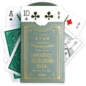 Premium Playing Cards | Intricate Design | Detailed Embossing and Gold Foil Accents | Ivory