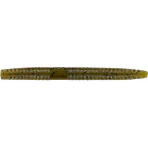 Yamamoto 6" SENKO BLACK W/ SMALL RED FLAKE (5 PACK)