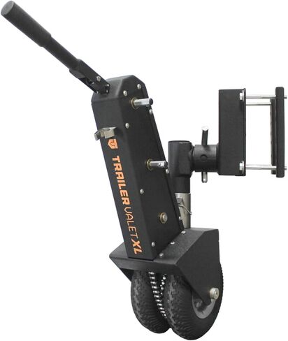 إطارات مطاطية Trailer Valet XL25 Trailer Dolly "Never Flat" - سعة سطح مستو 10,000 رطل، مزودة بمحرك مع ملحق مثقاب متضمن، فرامل تلقائية، فولاذ مقاوم للصدأ، عربات سكن متنقلة ومقطورات أسهل in Saudi Arabia
