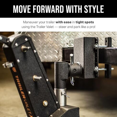إطارات مطاطية Trailer Valet XL25 Trailer Dolly "Never Flat" - سعة سطح مستو 10,000 رطل، مزودة بمحرك مع ملحق مثقاب متضمن، فرامل تلقائية، فولاذ مقاوم للصدأ، عربات سكن متنقلة ومقطورات أسهل in Saudi Arabia
