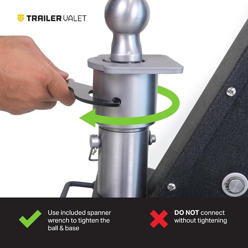 إطارات مطاطية Trailer Valet XL25 Trailer Dolly "Never Flat" - سعة سطح مستو 10,000 رطل، مزودة بمحرك مع ملحق مثقاب متضمن، فرامل تلقائية، فولاذ مقاوم للصدأ، عربات سكن متنقلة ومقطورات أسهل in Saudi Arabia