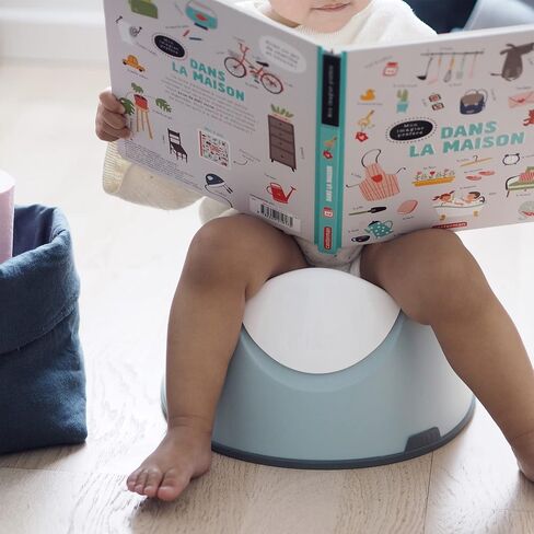 BEABA Ergonomic Training Potty, Provides Comfort and Support, Lightweight & Portable Potty for Potty Training, Potty Training Seat, Compact Toddler Potty (Sage) in Kuwait