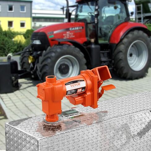 مجموعة مضخة نقل وقود الديزل، 10 GPM 12V DC مجموعة مضخة نقل الوقود الكهربائية المحمولة ذاتية التحضير مع خرطوم فوهة الإغلاق التلقائي للديزل والكيروسين والآلة وزيت المحولات in Kuwait