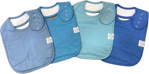 Isabeli Organic Cotton Toddler Bibs, Extra Large Drooling Bibs, Teething Bibs, Feeding Bibs, Large Bibs in Saudi Arabia