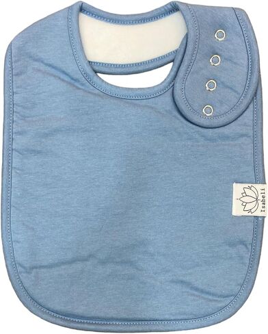 Isabeli Organic Cotton Toddler Bibs, Extra Large Drooling Bibs, Teething Bibs, Feeding Bibs, Large Bibs in Saudi Arabia