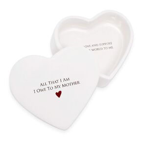 Susabella - Stepmother of the Bride Gift, Stepmother of the Groom Gift, Stepmom Gift - Heart Keepsake Box - You didn’t give me life, life gave me you. - Wedding Gift or Mother's Day Gift