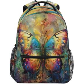 Leopard Print Cheetah Rose Gold Backpack for Girls School Bags Bookbags Travel Daypack Bag One Size