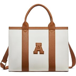 Telena Leather Tote Bag for Women Crossbody Tote Purse Handbag Womens Tote Bag with Compartments and Adjustable Strap