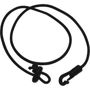 Pelican Adjustable Kayak Paddle Leash Bungee Cord - Easy Hook-and-Loop System with Quick Release Button for Paddle Board, Kayaks, Canoes, and Boat Paddles- Stainless Steel Connectors