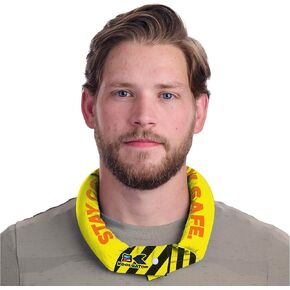 KOOLGATOR Cooling Neck Wrap - Men, Women, Children (Golf Balls, 1 Pack)