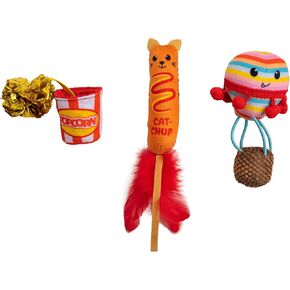 Catstages Toss 'N Twinkle Catnip Cat Toys - 3 Pack