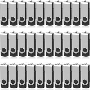 AreTop 4GB USB 2.0 Flash Drive 20 Bulk, Pen Drive AreTop USB2.0 Thumb Drive Bulk Pendrive 4GB Memory Stick (20PCS 4GB-Black)…